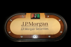 JP Morgan custom Texas Holdem felt