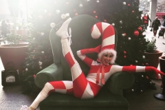 Red and white candy cane