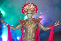 Male Body Painted King