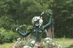 Pink Living Statue Florals